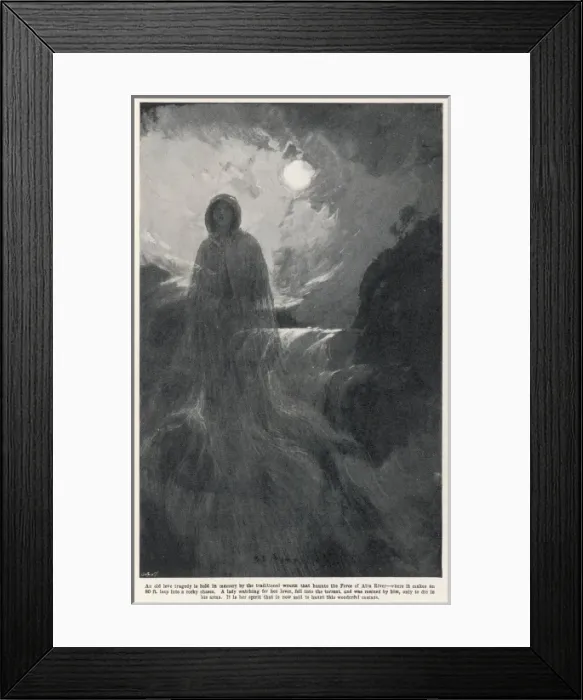 Framed Print : Aira Force Ghost Framed Print : Aira Force Ghost