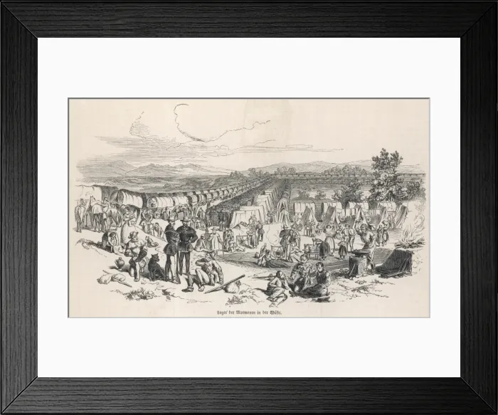 Framed Print : Camp on Utah Journey Framed Print : Camp on Utah Journey