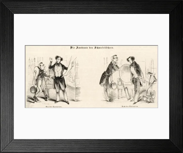 Framed Print : Surgery Cures Handicap