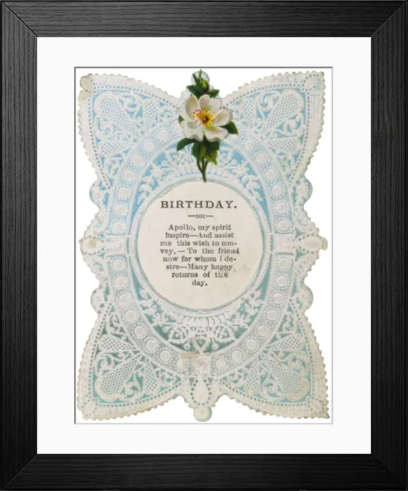 Framed Print : Elegant Card Framed Print : Elegant Card