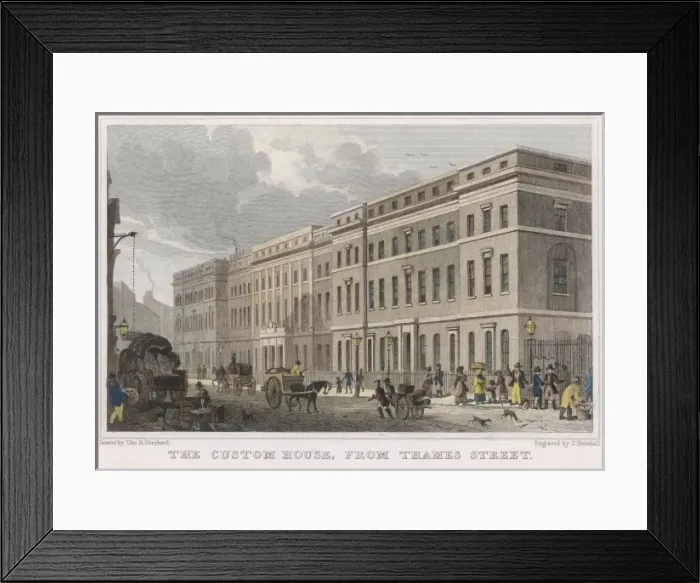 Framed Print : London Custom House Framed Print : London Custom House