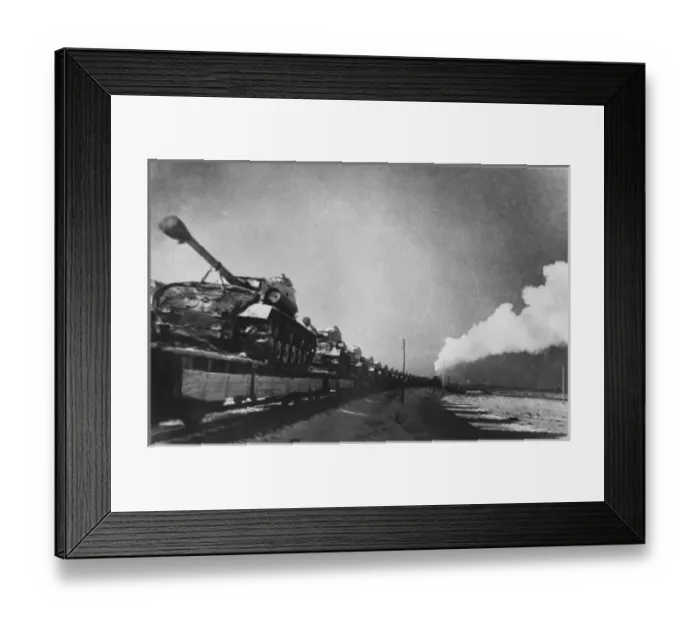 Framed Print : Transporting Tanks Framed Print : Transporting Tanks