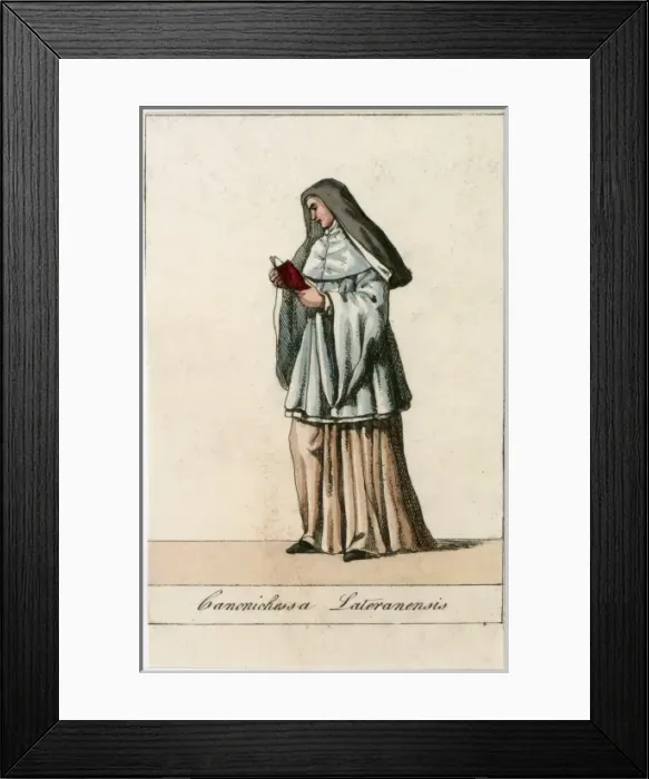 Framed Print : Lateran Canoness Framed Print : Lateran Canoness