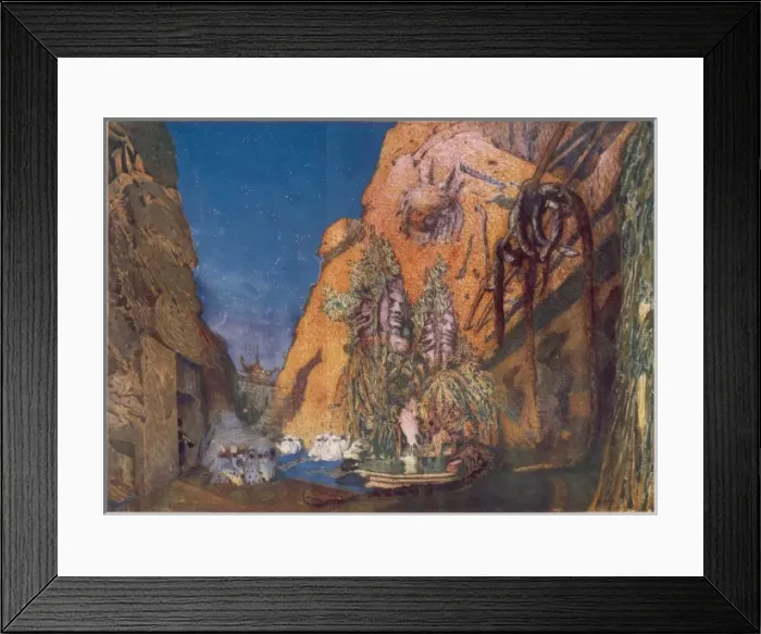 Framed Print : Le Dieu Bleu / Stage Framed Print : Le Dieu Bleu / Stage