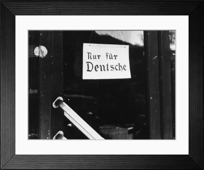 Framed Print : Shop - Germans Only Framed Print : Shop - Germans Only