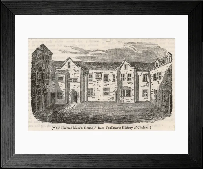 Framed Print : Sir Thomas More / Chelsea Framed Print : Sir Thomas More / Chelsea