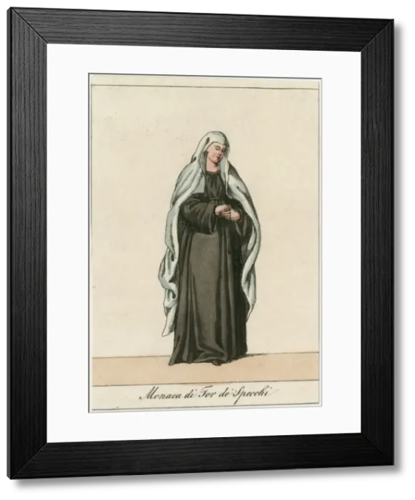 Framed Print : Nun of Tor De Specchi Framed Print : Nun of Tor De Specchi