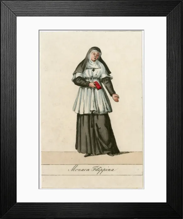 Framed Print : Nun of Saint Philip Framed Print : Nun of Saint Philip