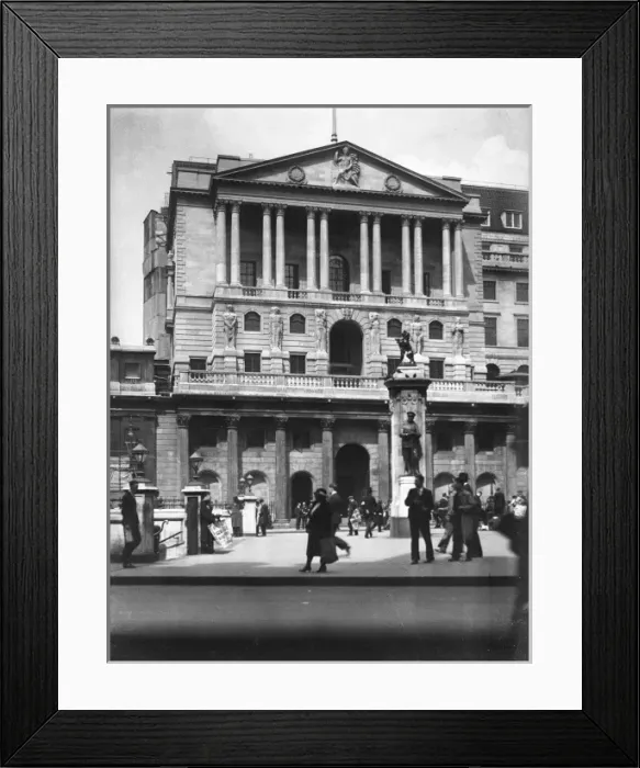 Framed Print : Bank of England / 1930S Framed Print : Bank of England / 1930S