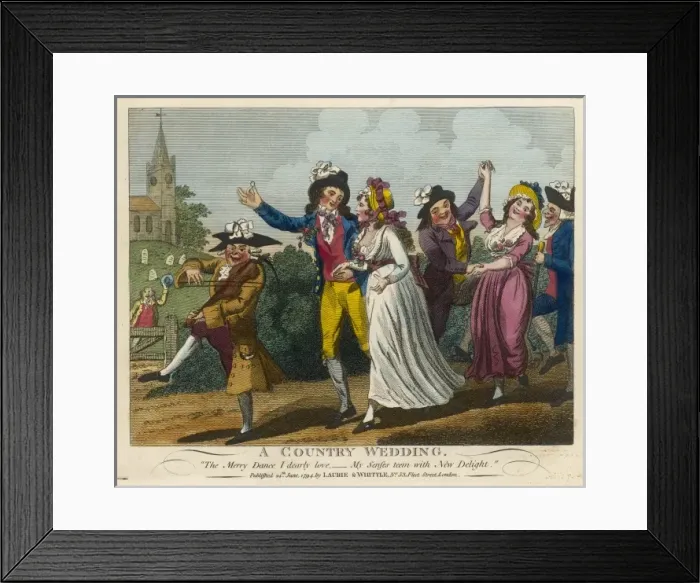 Framed Print : Country Wedding Framed Print : Country Wedding