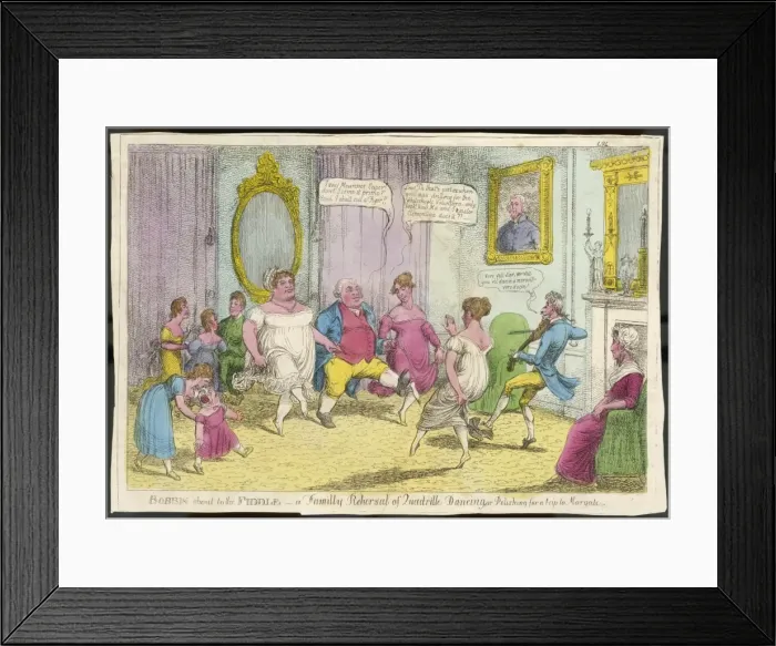 Framed Print : Dancing Lesson at Home Framed Print : Dancing Lesson at Home
