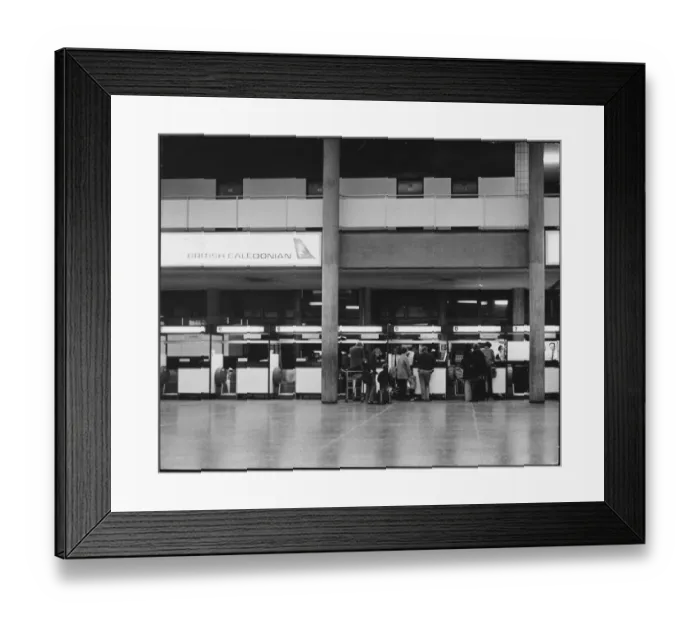 Framed Print : Airport Check-In Framed Print : Airport Check-In