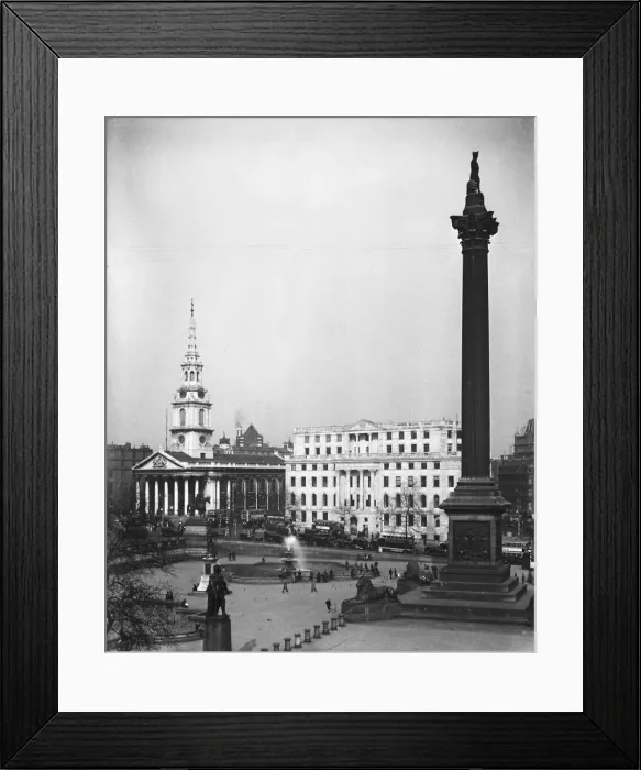 Framed Print : Trafalgar Square 1930S Framed Print : Trafalgar Square 1930S