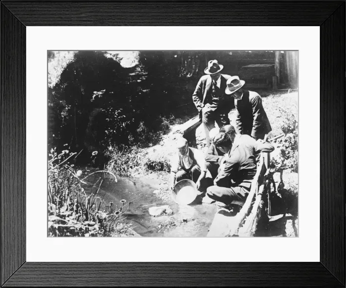 Framed Print : Australian Gold Miners Framed Print : Australian Gold Miners