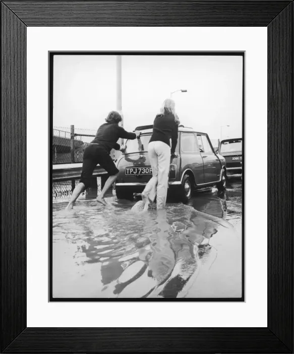 Framed Print : Gatwick Airport Flood Framed Print : Gatwick Airport Flood