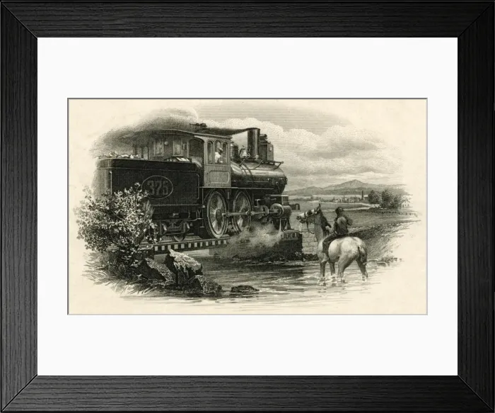 Framed Print : Cleveland Railway Shares Framed Print : Cleveland Railway Shares