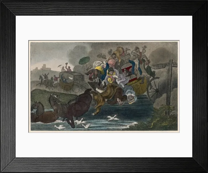 Framed Print : Coach Loses Passengers Framed Print : Coach Loses Passengers