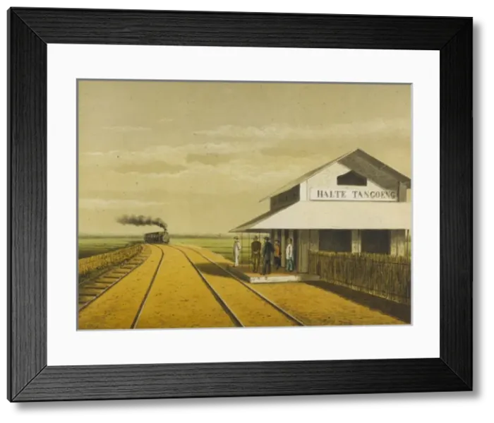 Framed Print : Javanese Railway Stn Framed Print : Javanese Railway Stn