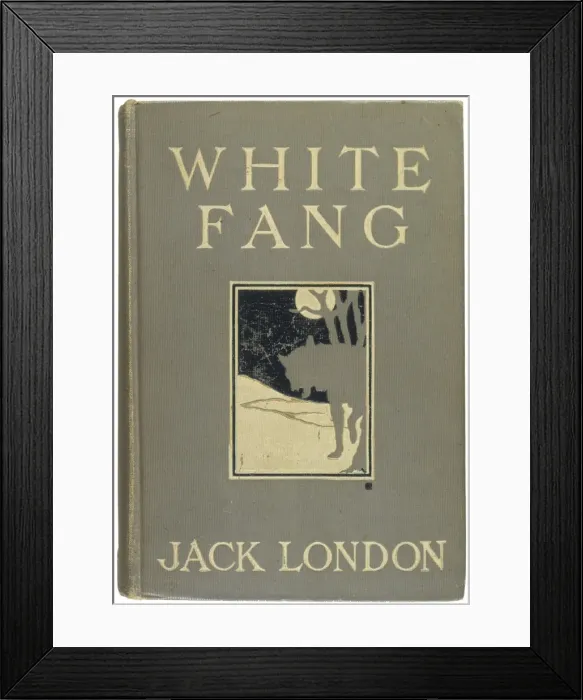 Framed Print : Jack London / White Fang Framed Print : Jack London / White Fang
