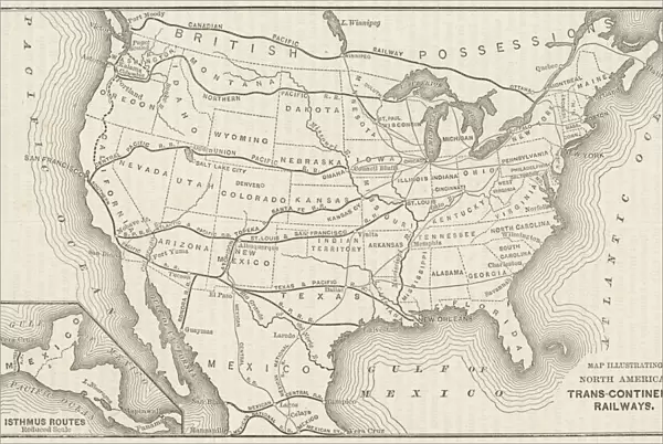USA Railway Map