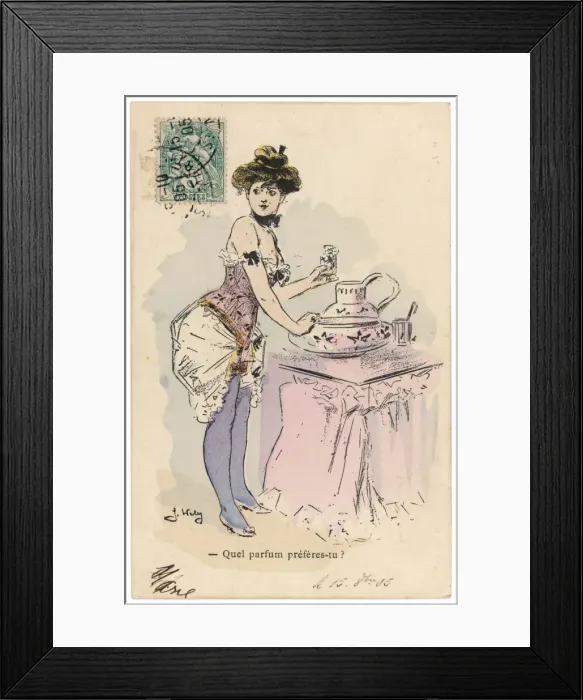 Framed Print : Perfume / Which One? 1905 Framed Print : Perfume / Which One? 1905