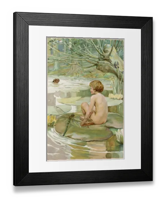 Framed Print : Water Babies / Tom Framed Print : Water Babies / Tom