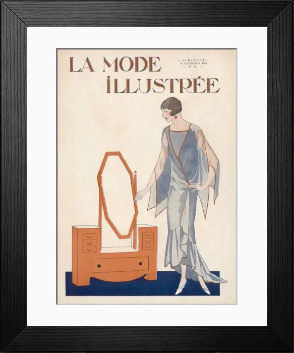 Framed Print : Lady / Dressing Table 1924 Framed Print : Lady / Dressing Table 1924