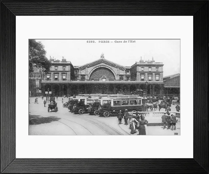 Framed Print : Gare De L est, Paris 2 Framed Print : Gare De L est, Paris 2