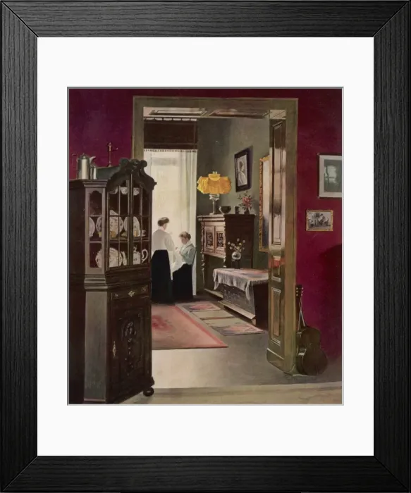 Framed Print : German Bourgeois Home Framed Print : German Bourgeois Home