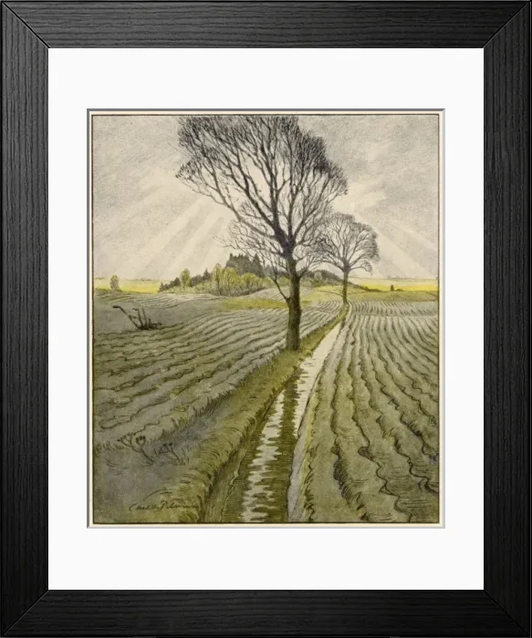 Framed Print : Fields in Autumn Framed Print : Fields in Autumn
