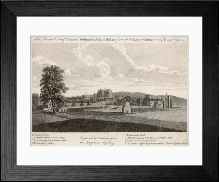 Framed Print : Westminster  /  1540