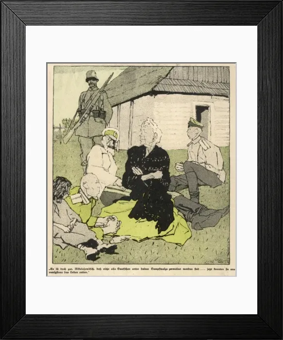 Framed Print : Romanovs in Captivity Framed Print : Romanovs in Captivity