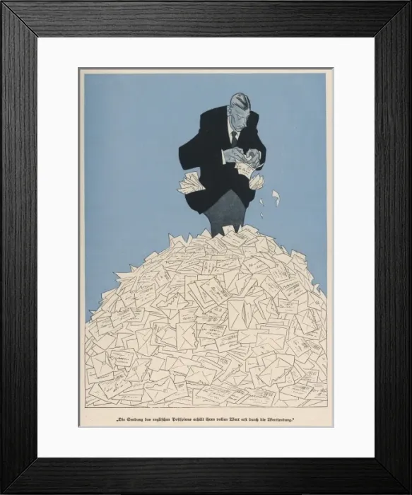 Framed Print : Reading Letters Framed Print : Reading Letters