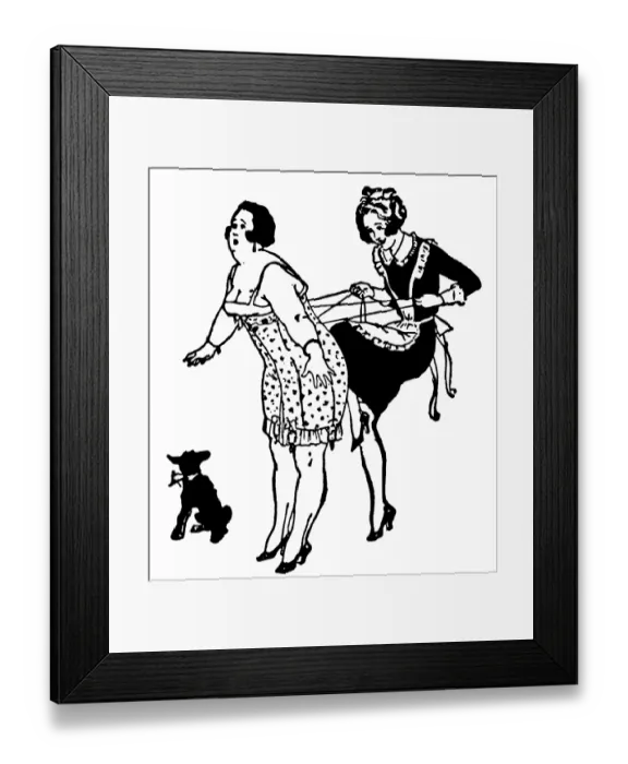 Framed Print : Ladys Maid Laces Lady Framed Print : Ladys Maid Laces Lady