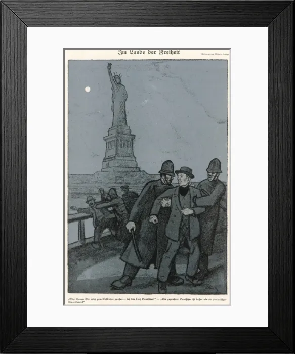 Framed Print : Germans Arrested Framed Print : Germans Arrested