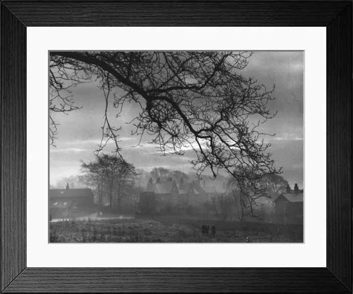 Framed Print : Spooky Evening Scene Framed Print : Spooky Evening Scene
