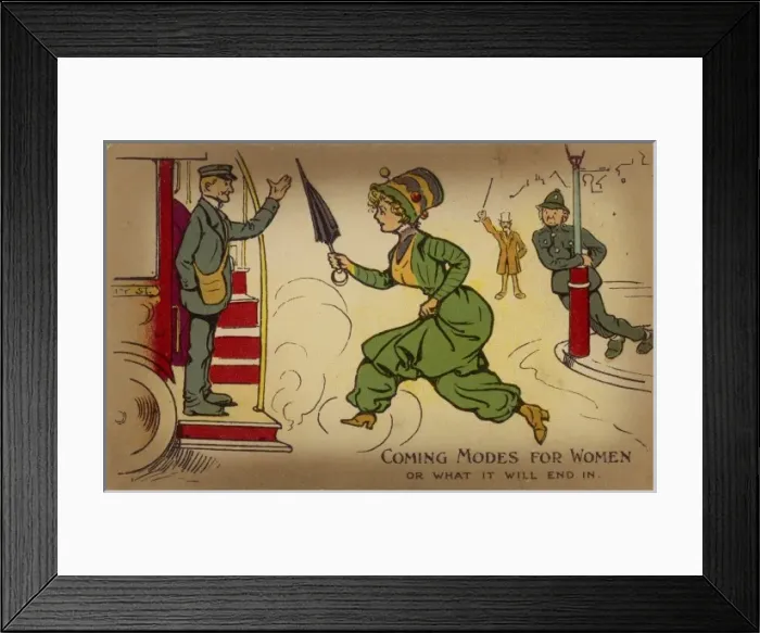 Framed Print : Harem Pants / Postcard Framed Print : Harem Pants / Postcard
