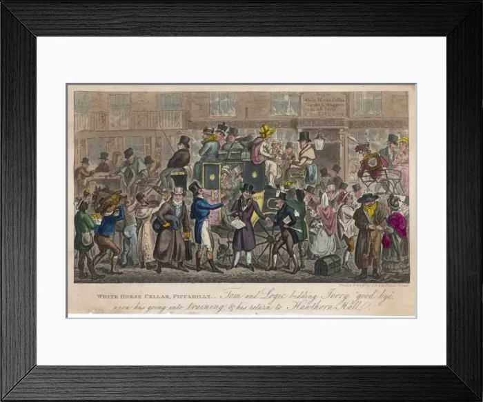 Framed Print : Egan / Life in London / 1821 Framed Print : Egan / Life in London / 1821