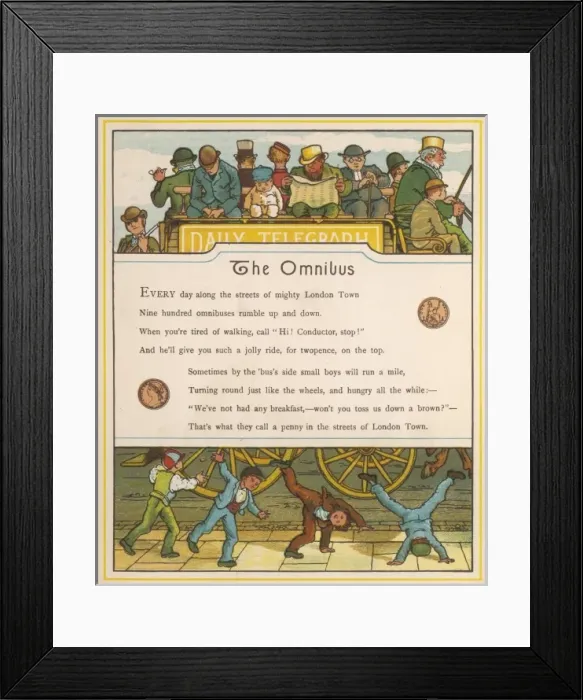 Framed Print : Passengers and Boys Framed Print : Passengers and Boys