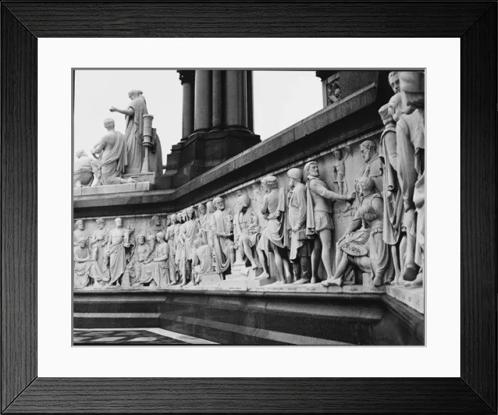 Framed Print : Albert Memorial Frieze Framed Print : Albert Memorial Frieze
