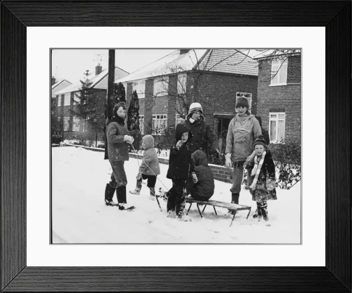 Framed Print : Sledge Games Framed Print : Sledge Games
