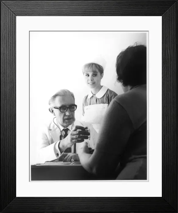Framed Print : Doctor and Nurse Framed Print : Doctor and Nurse