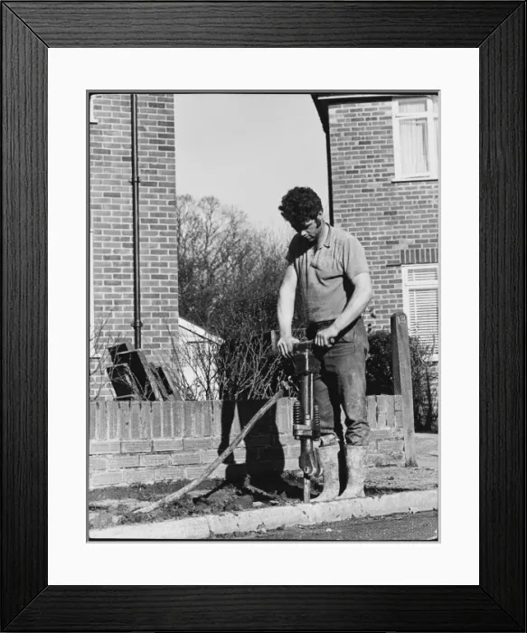 Framed Print : Pneumatic Drill Framed Print : Pneumatic Drill
