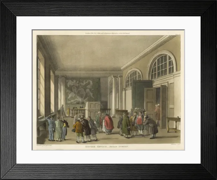 Framed Print : Excise Office Framed Print : Excise Office