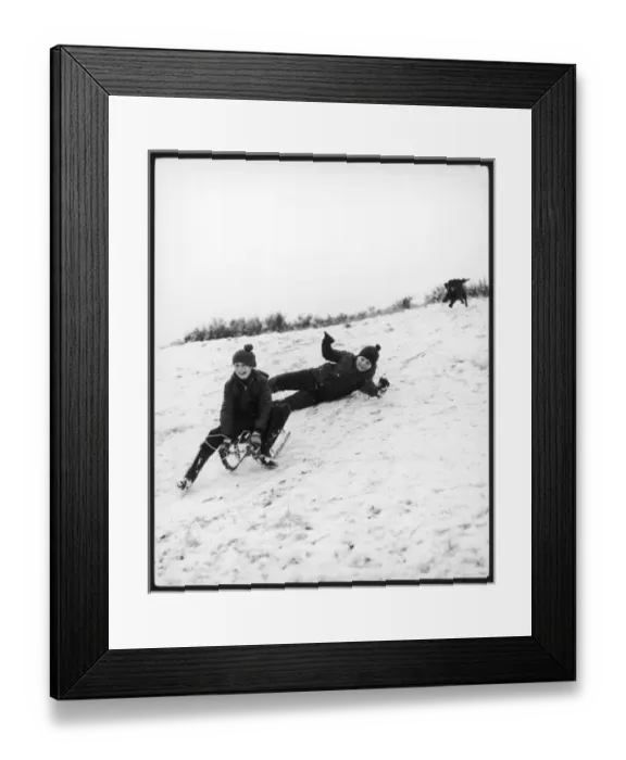 Framed Print : Sledge Games Framed Print : Sledge Games