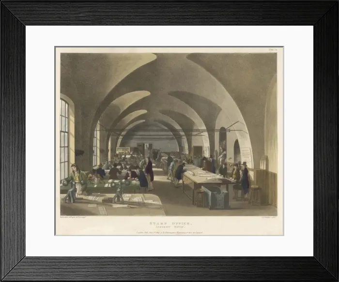 Framed Print : Stamp Office 1809 Framed Print : Stamp Office 1809