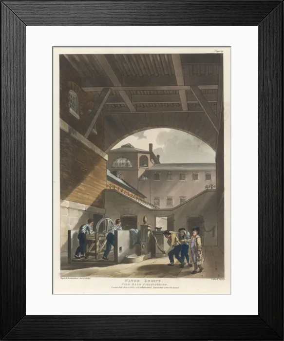 Framed Print : Cold-Bath Fields Prison Framed Print : Cold-Bath Fields Prison
