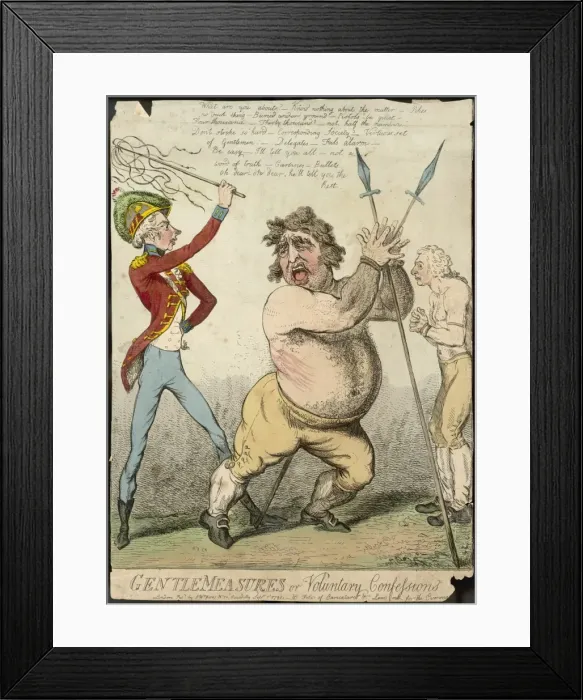 Framed Print : Pitt Belabours Fox Framed Print : Pitt Belabours Fox