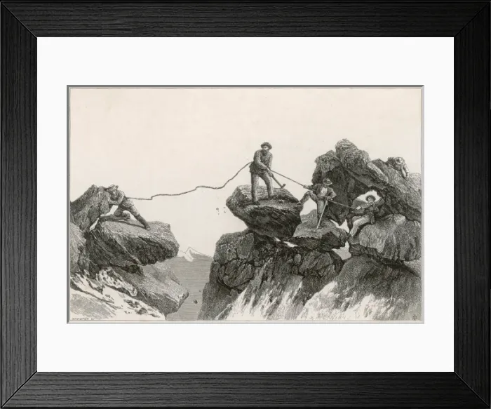 Framed Print : Descending Matterhorn
