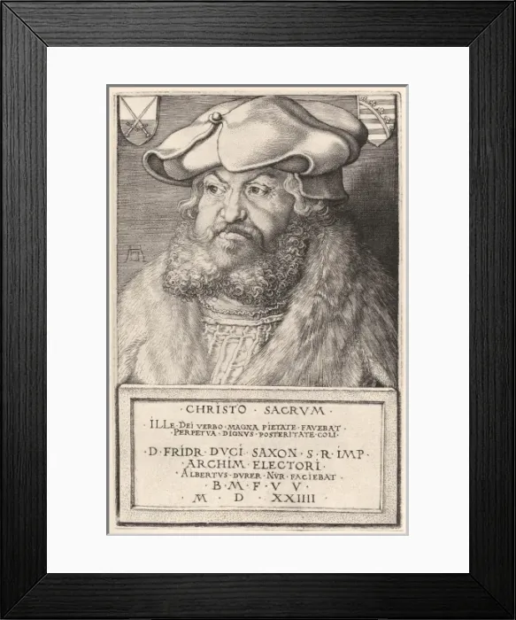 Framed Print : Friedrich III Weise / Furs Framed Print : Friedrich III Weise / Furs